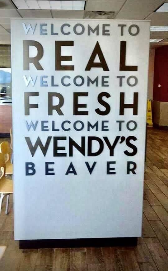 Welcome to real. Welcome to fresh. Welcome to...