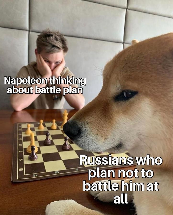 I have a plan .... What if we simply don't fight Napoleon? Genius