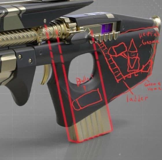 I want to go to the video game school of firearms design