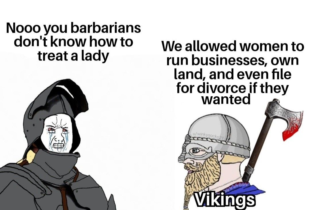 Though there was still discrimination, Viking women had it better than other women of their time
