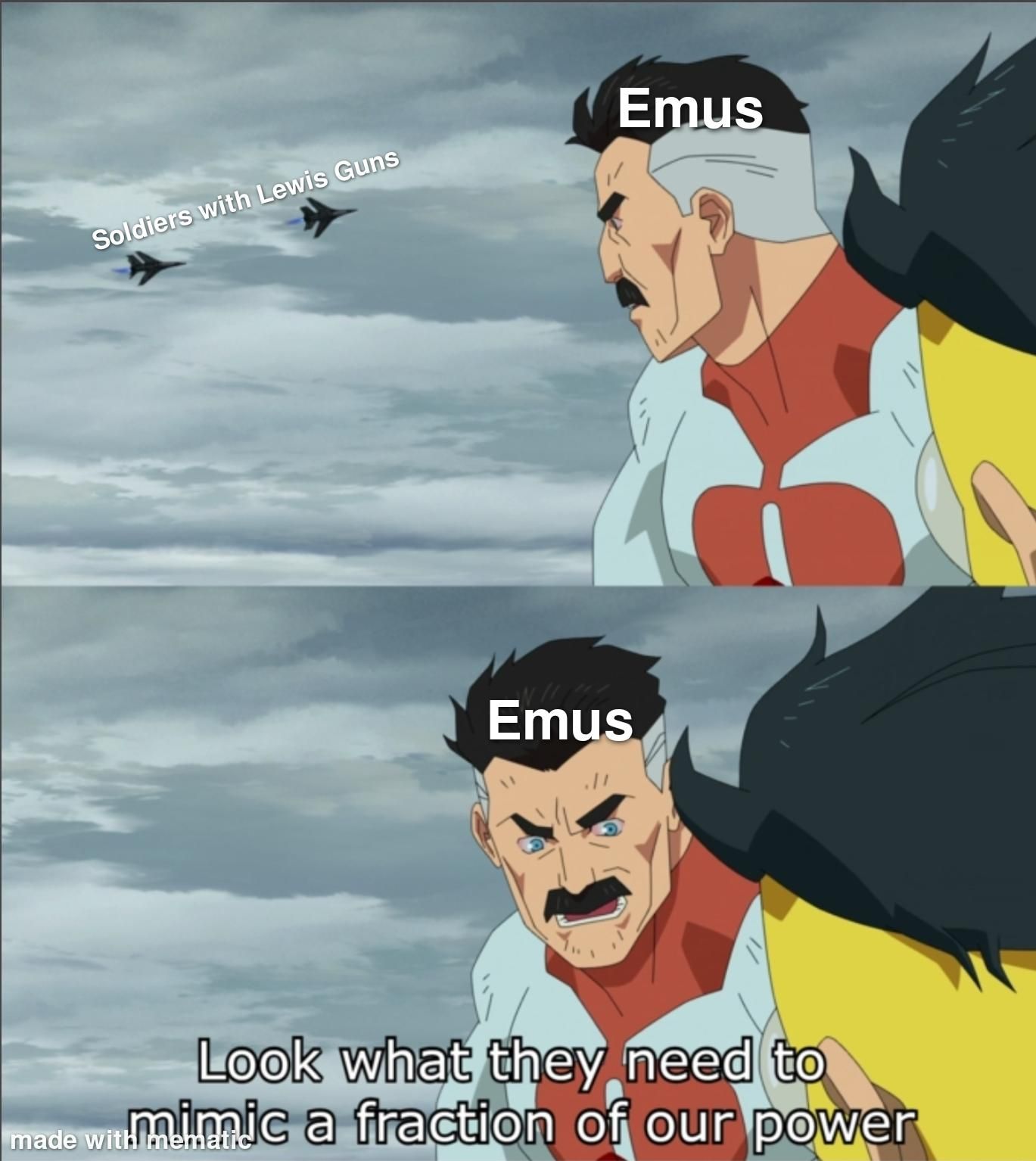 Emus 1 Aus 0