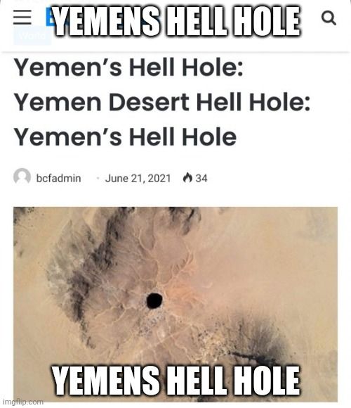yemen's hell hole