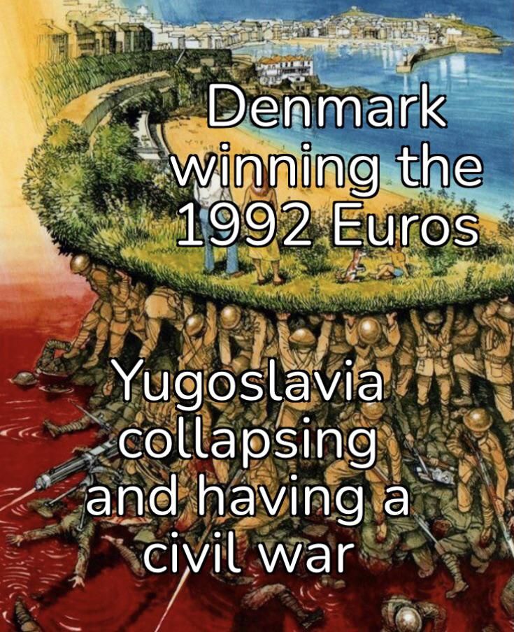 They only qualified because Yugoslavia pulled out