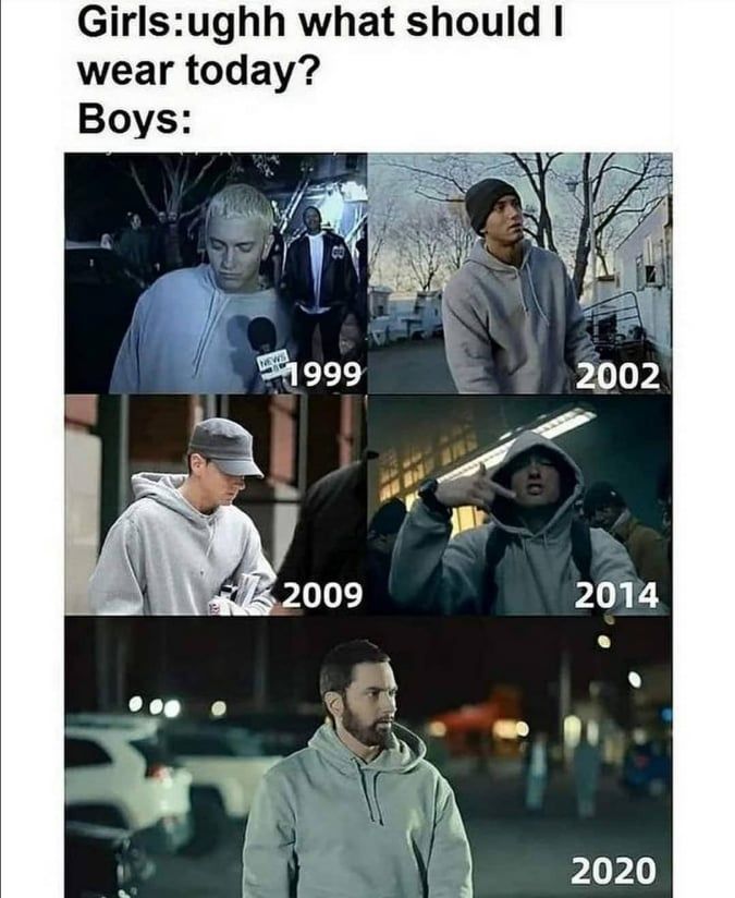 Eminem is a fashion icon.