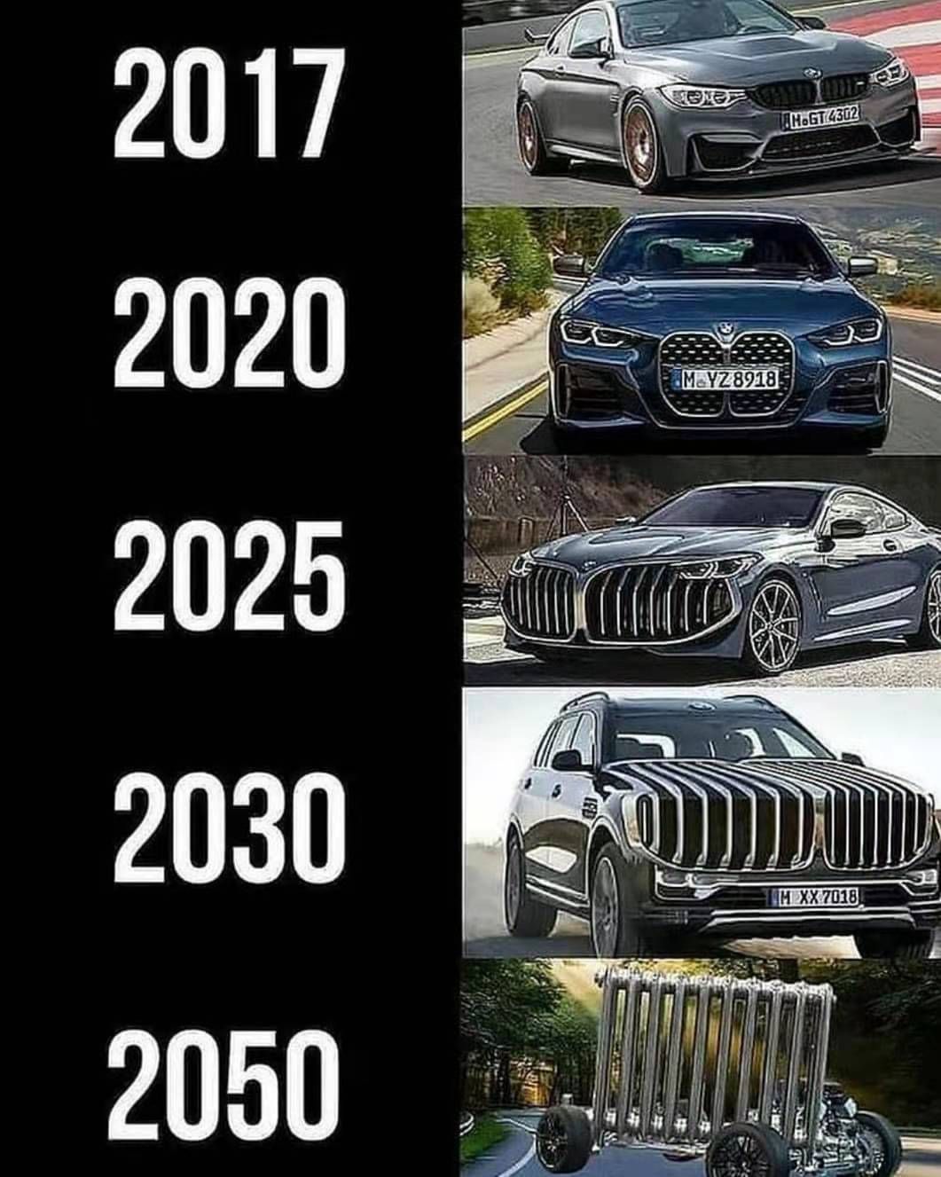 BMW Car Grill Transition