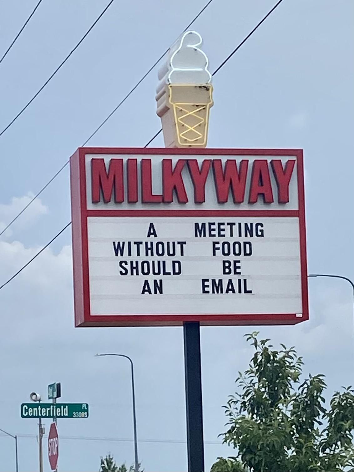 My local ice cream shop needs to contact our bosses.