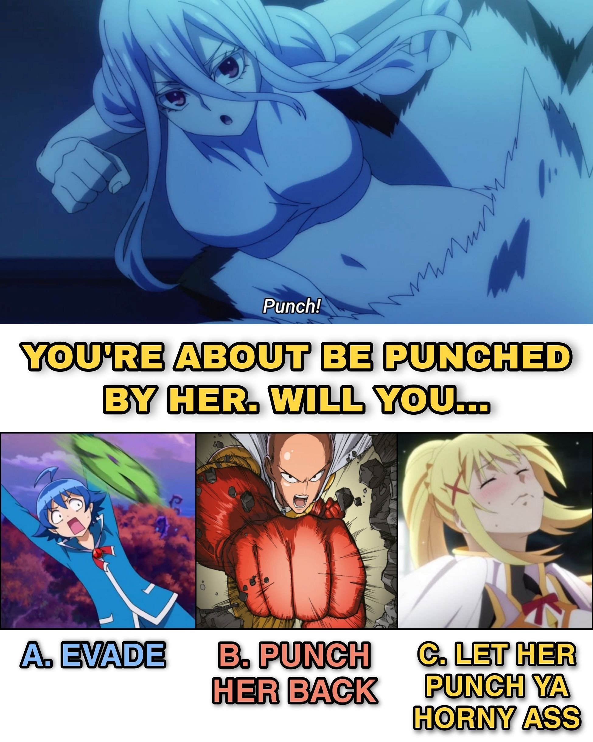 Just to remind that her punch is very lethal