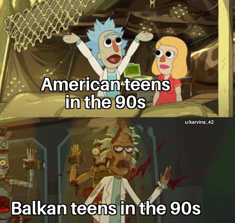 It was a sad life for them during the 90s