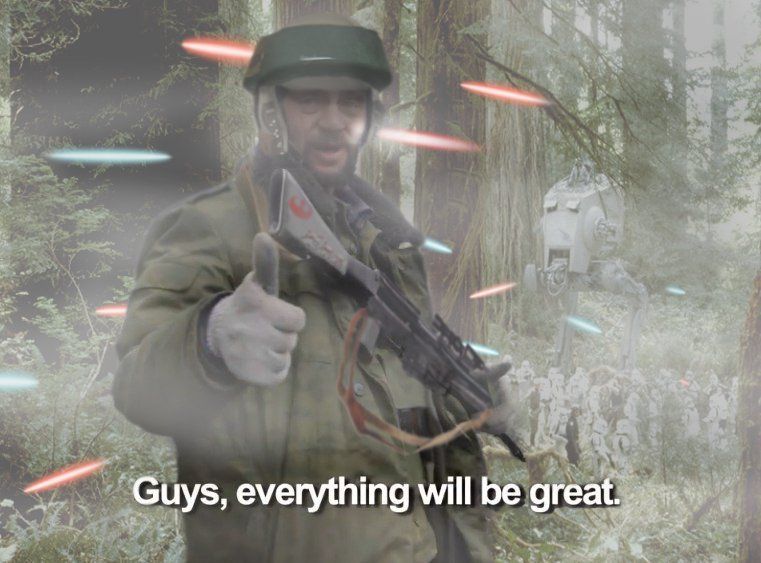 When a 7ft tall cyborg with asthma appears