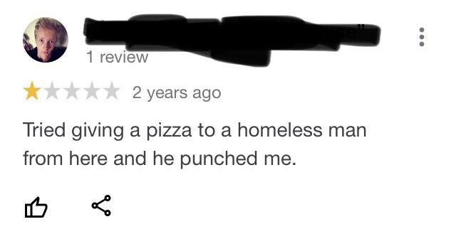 Scathing review of a local restaurant..