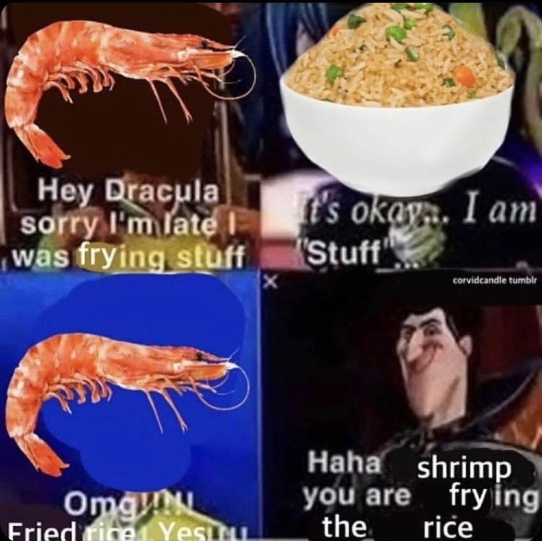 I never understood this template but I love shrimp