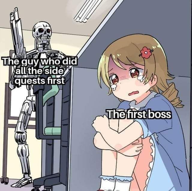 I'm looking at you final boss