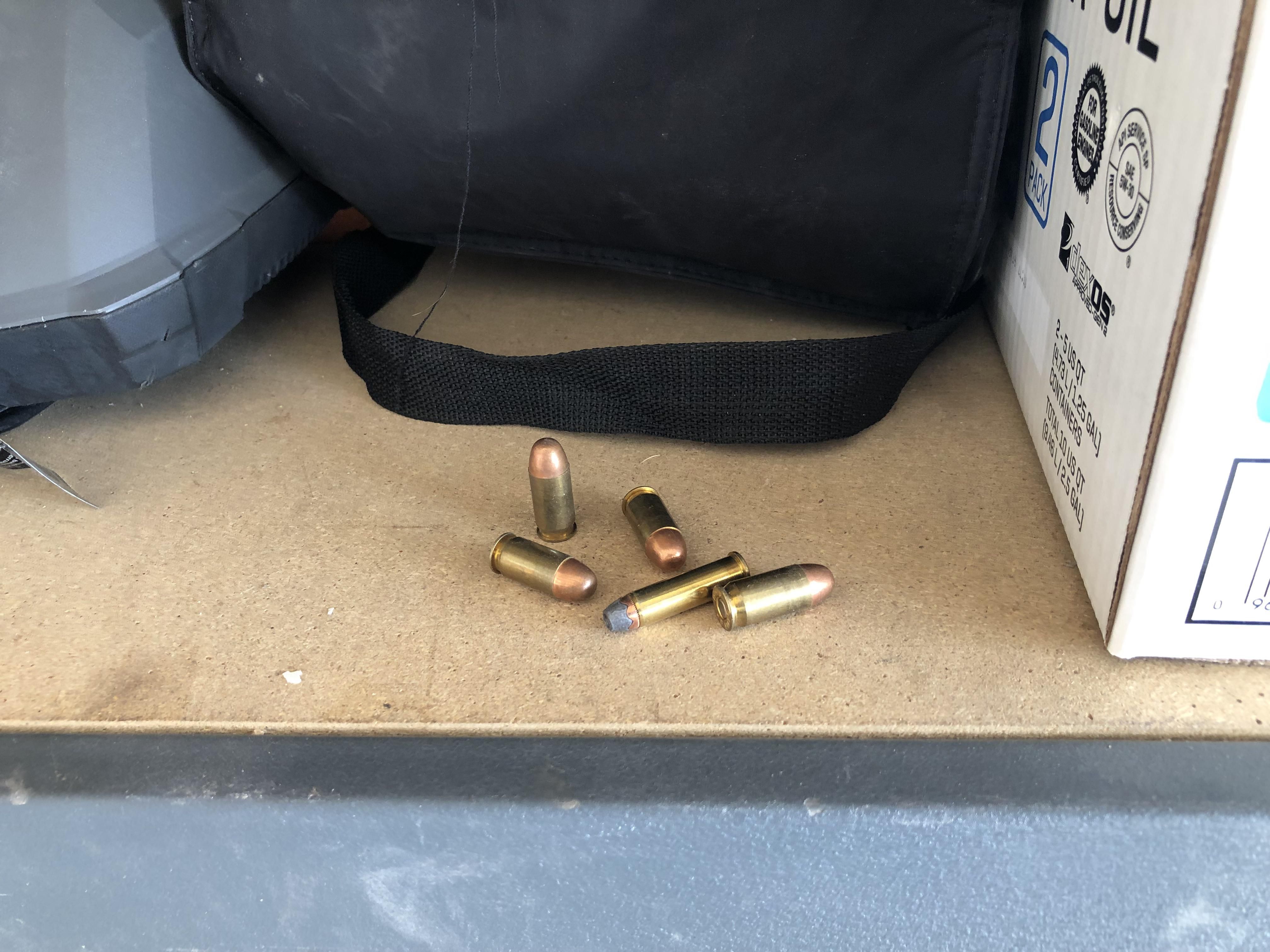 Lucky Me! I was cleaning my garage and found $100.00 dollars worth of ammo.
