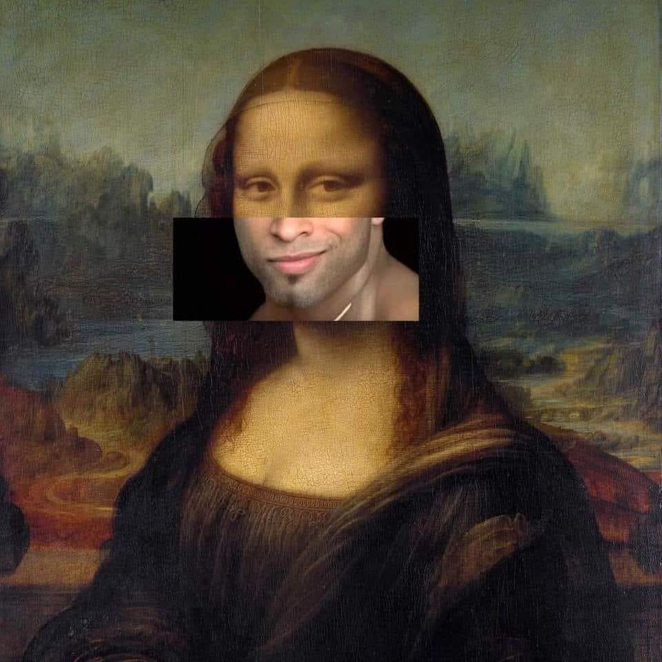 Mona Lisa, digitally retouched to reduce effects of aging, 2010