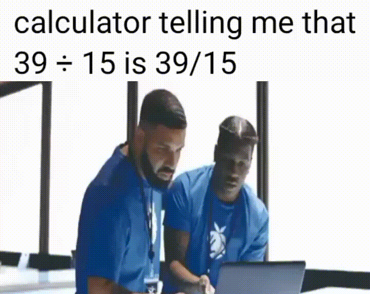 thank you, calculator