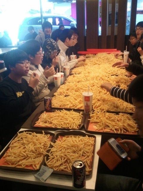 Guys...i can't be completly certain about it but, i think asians may like french fries