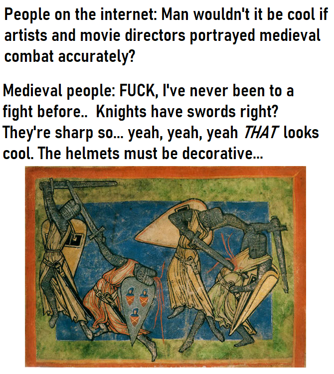 Medieval art isn't always accurate