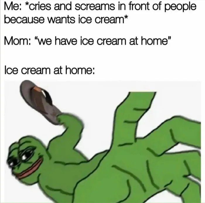 I "scream" at home