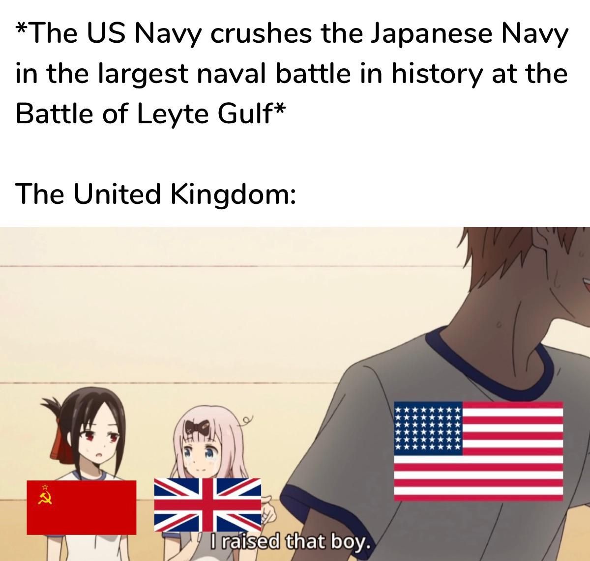 The United States inherited Britain’s naval prowess