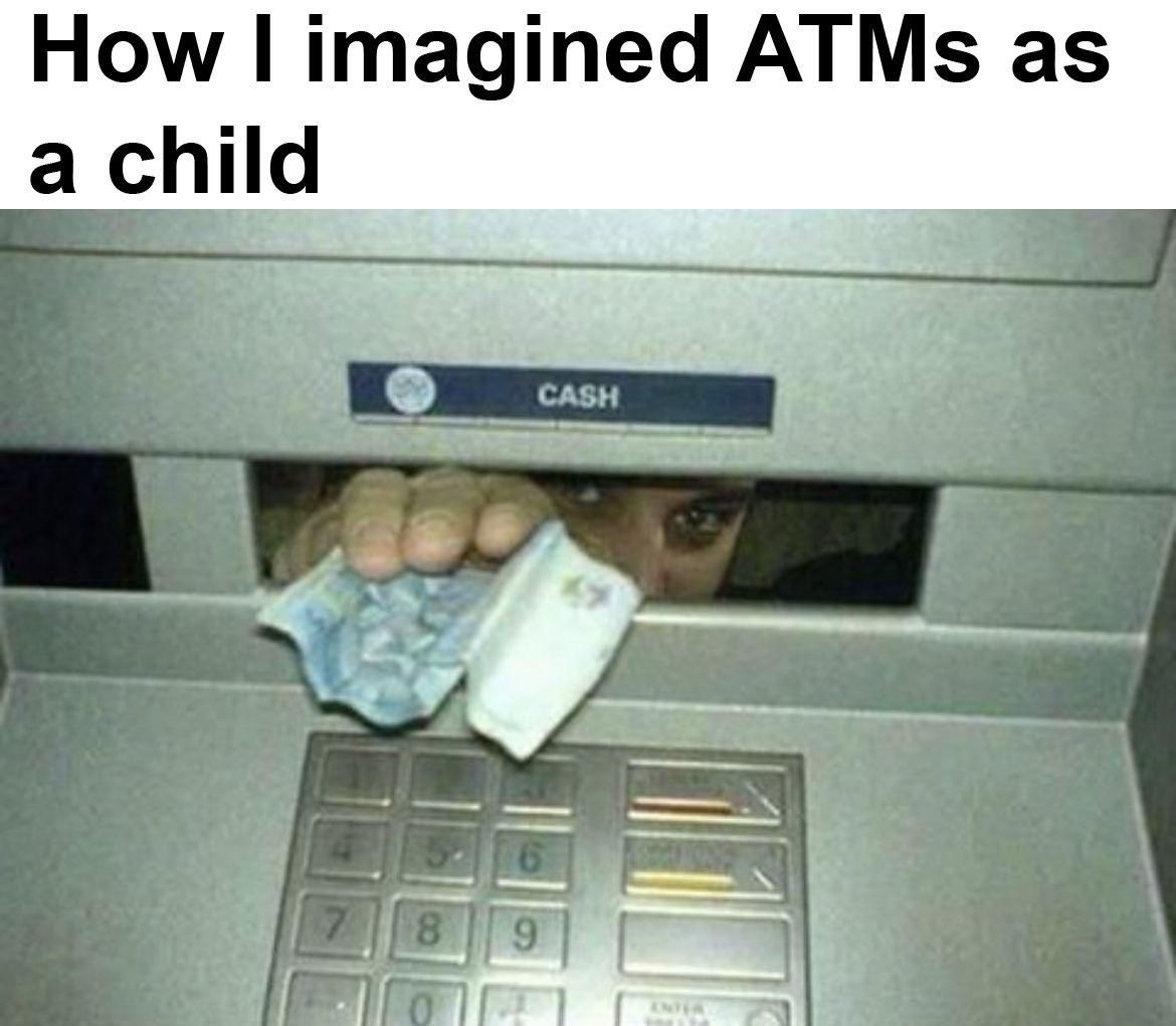 How crackheads see the ATM beside the weed dispenser