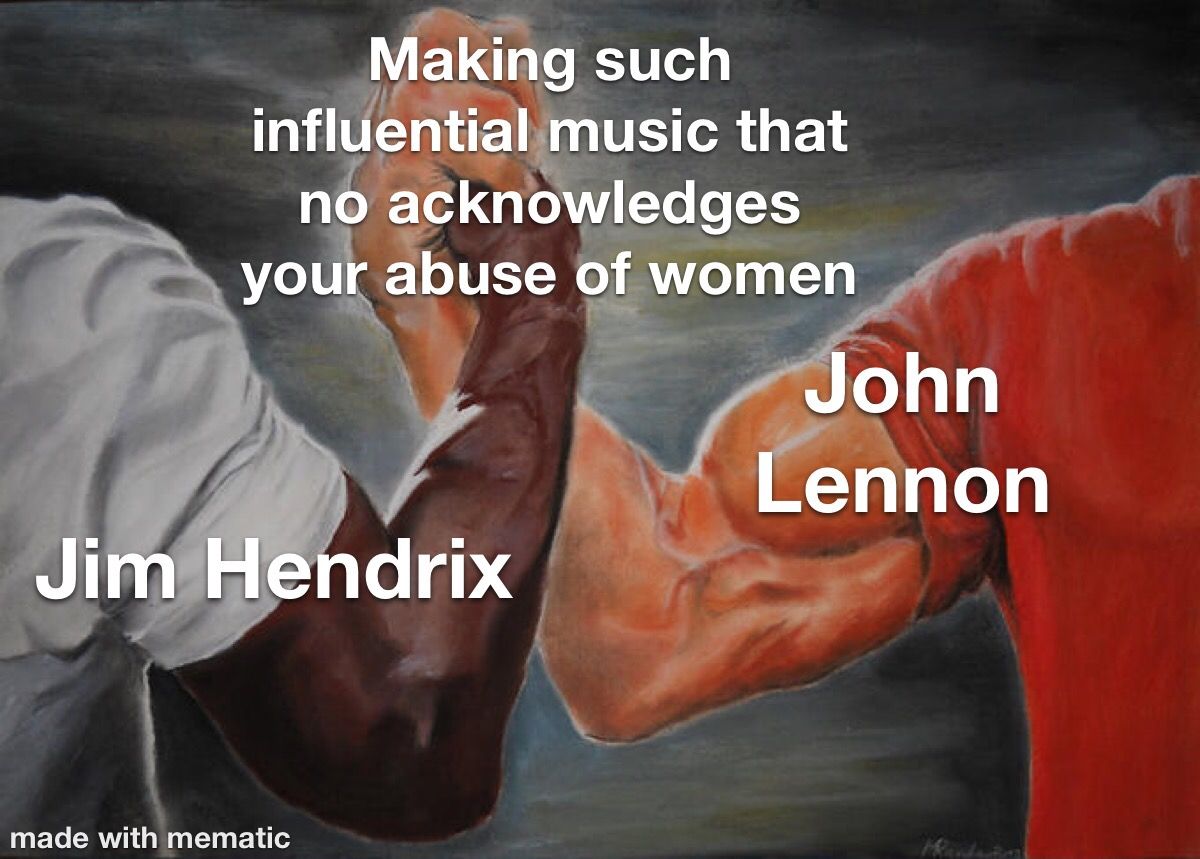 Lennon was pretty open about it too