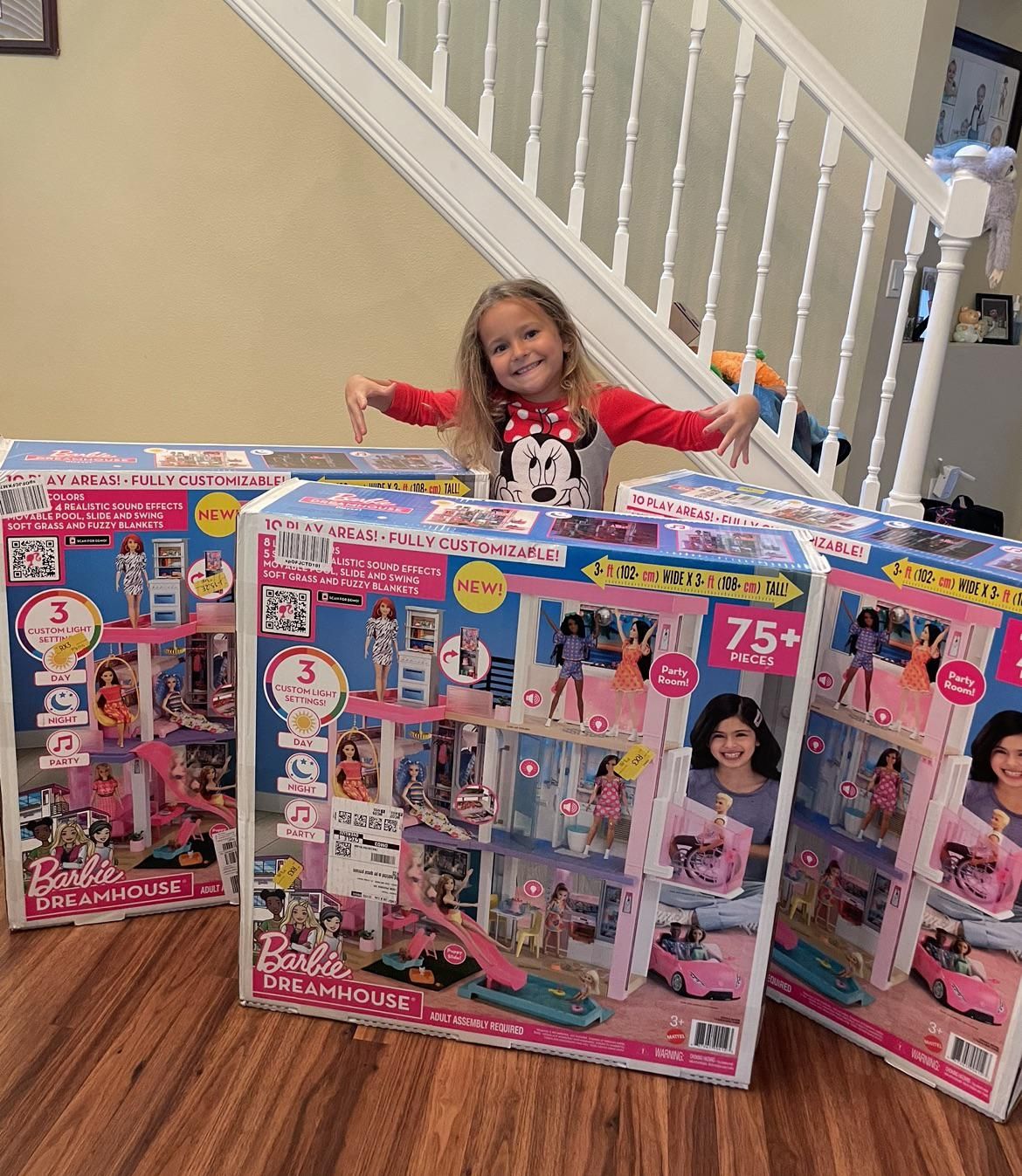 My daughter had my wife’s phone on a long car ride. She ordered all the Barbie dream houses from Amazon.