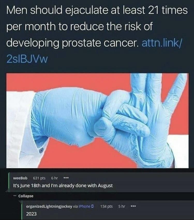 Prostate Cancer Is A Joke To Us