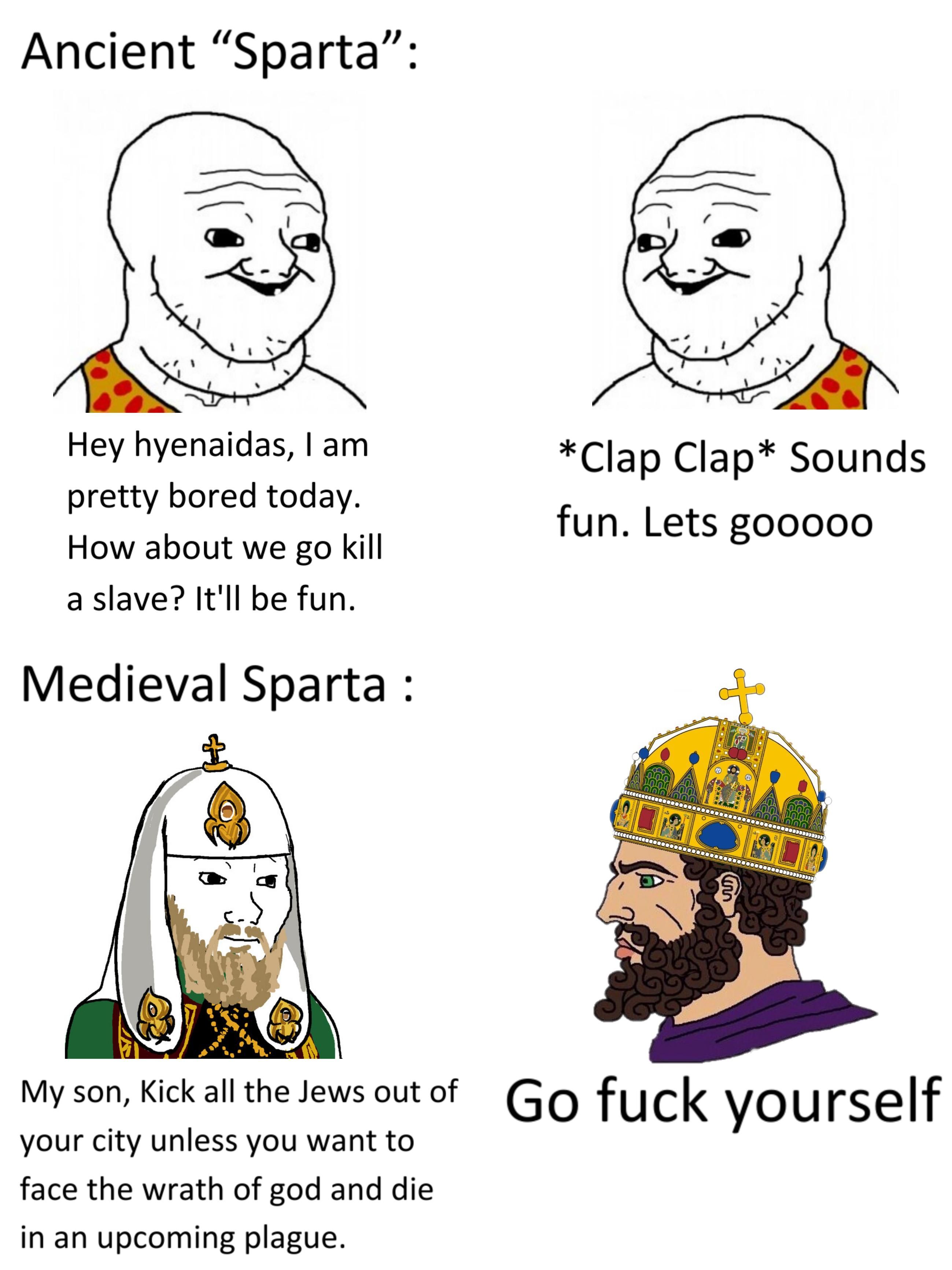 Byzantine Sparta is the only true and civilized Sparta