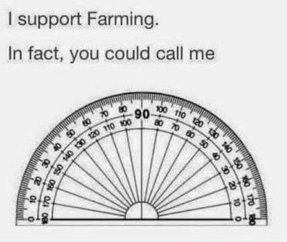 We all support farming