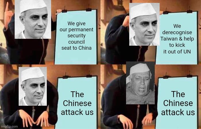 Nehru was an idiot.