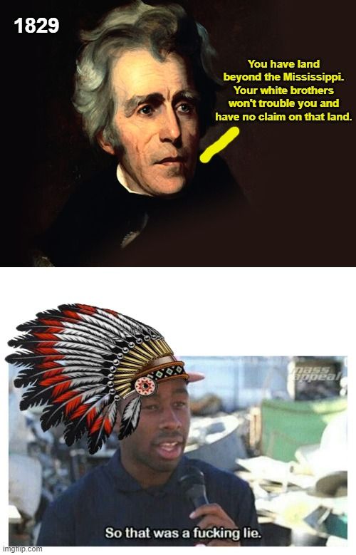 Woah, Andrew Jackson lied?! Who would have seen this coming?