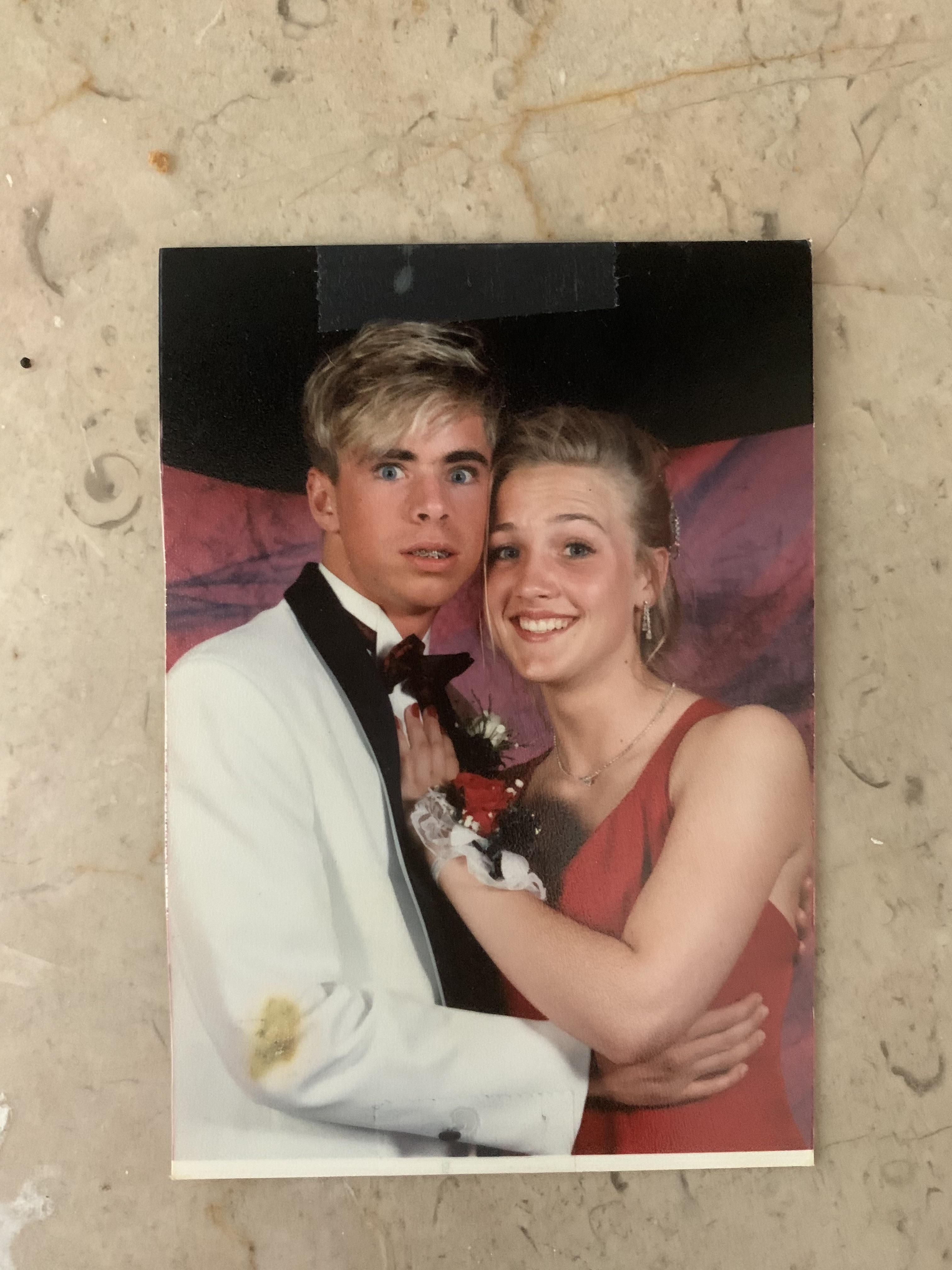 My uncle’s prom picture from the 90’s is one of the funniest photos I’ve seen.