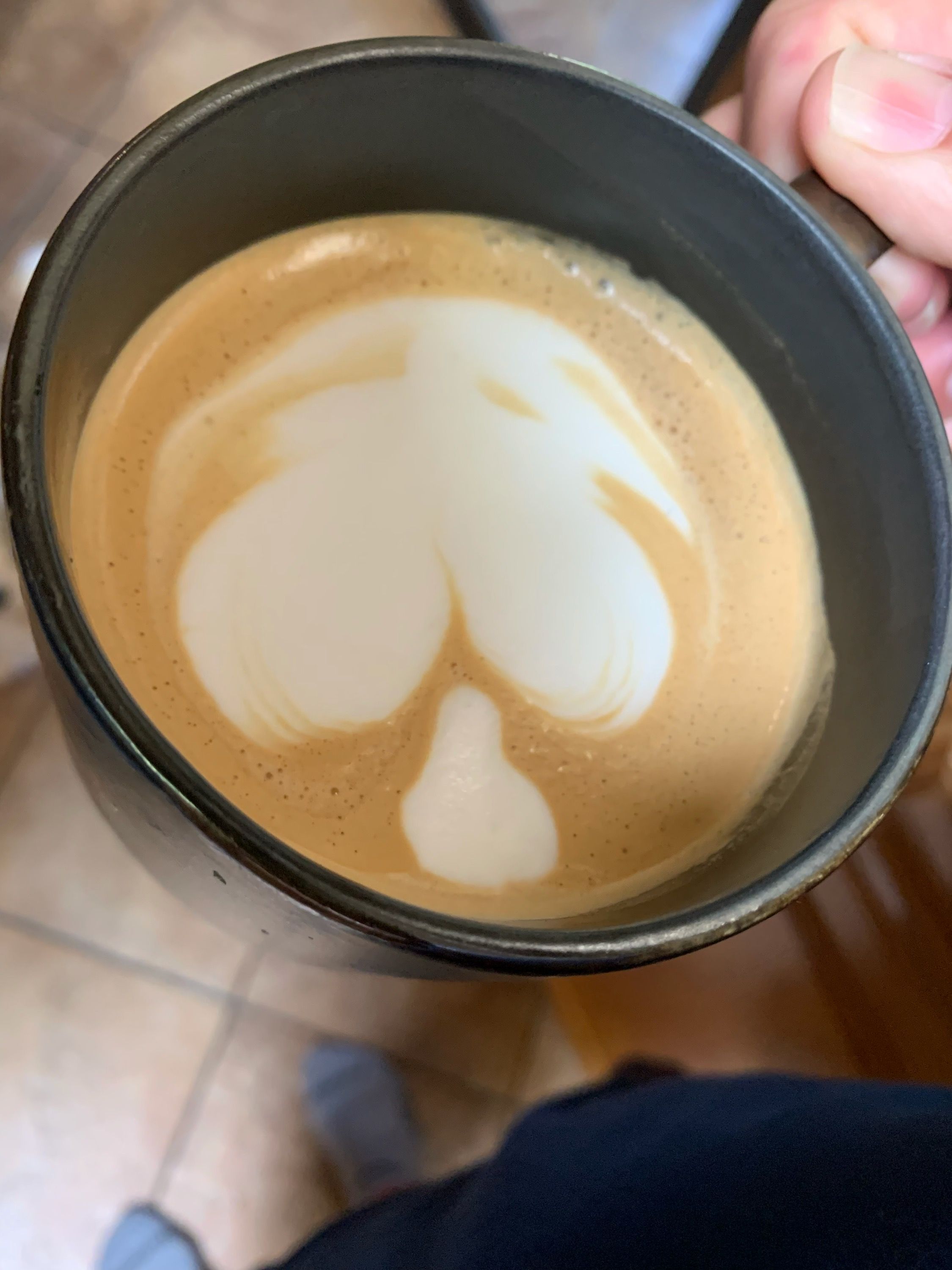 So my uncle made my aunt a cup of coffee today...