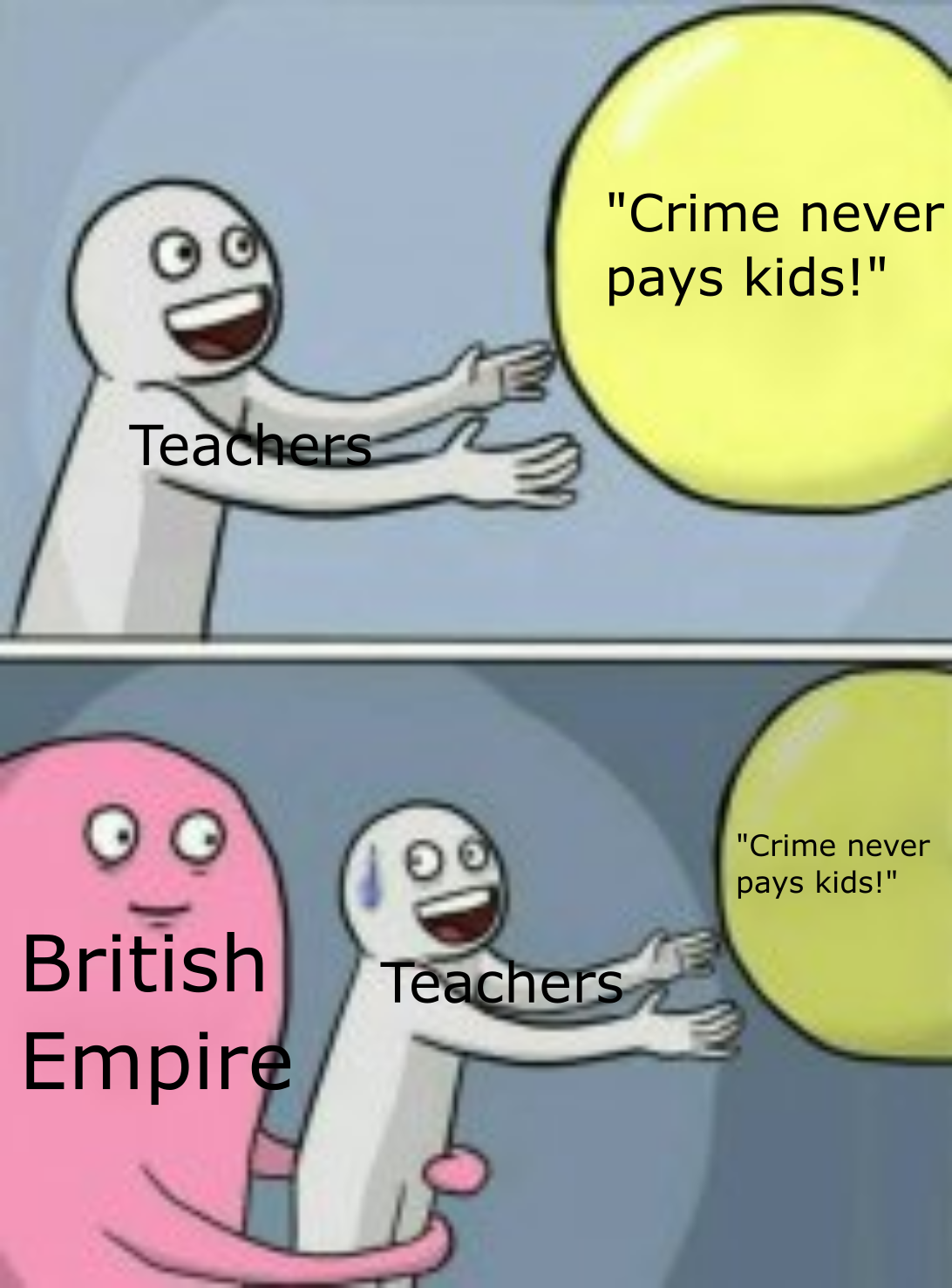 Ah yes the Opium war. The time when the British resorted to "trading" drugs for their tea addiction