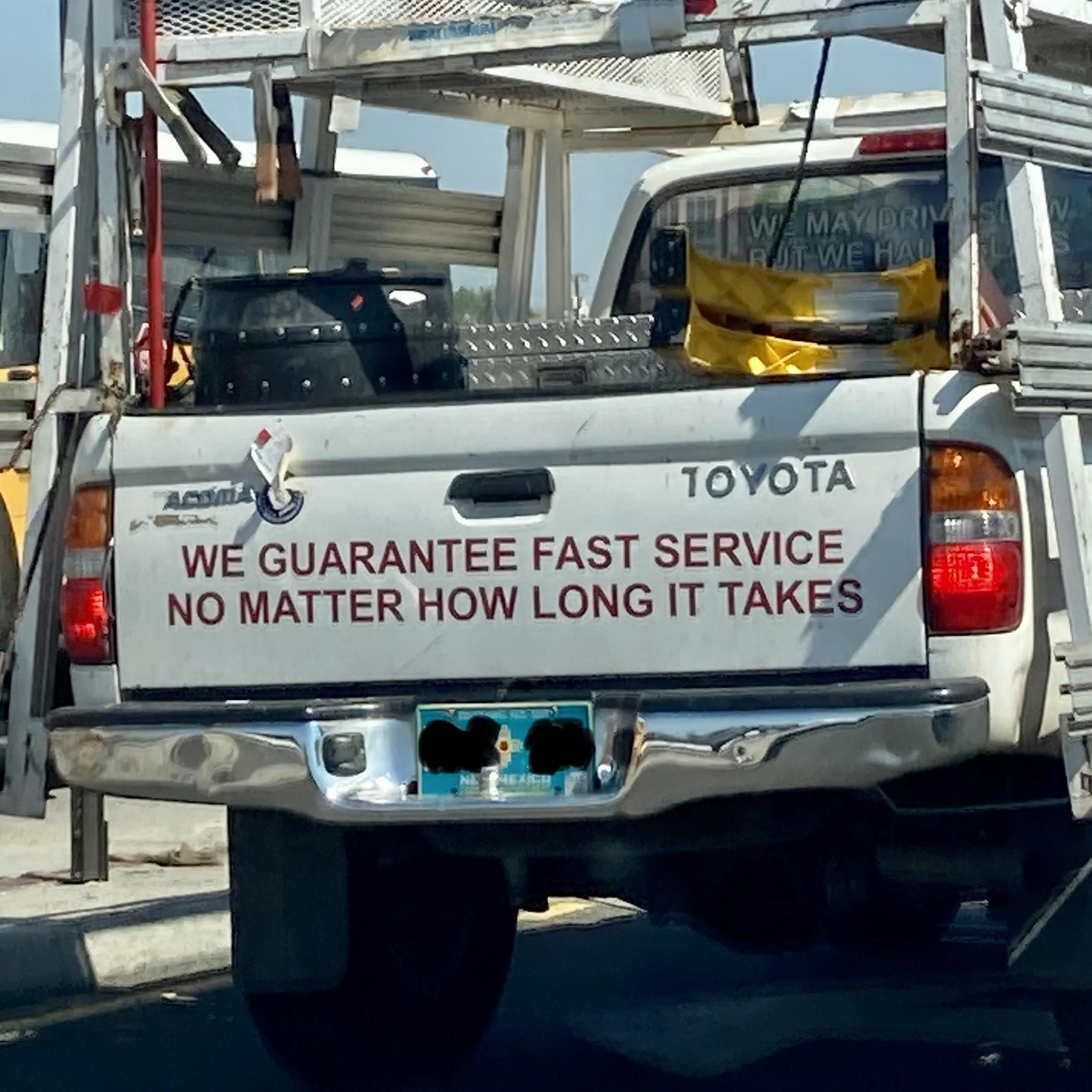 Guaranteed fast service!