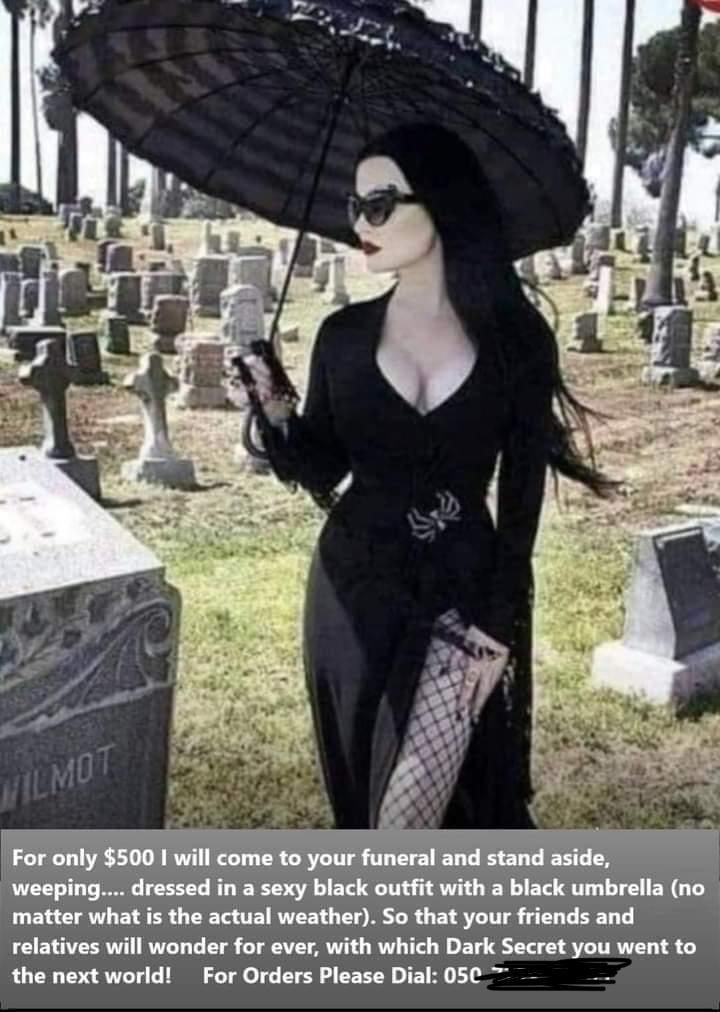 A funeral to die for