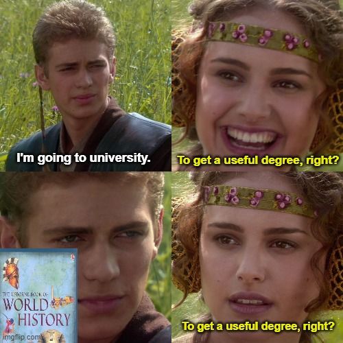 'What about engineering, Anakin? That could be fun, right?'
