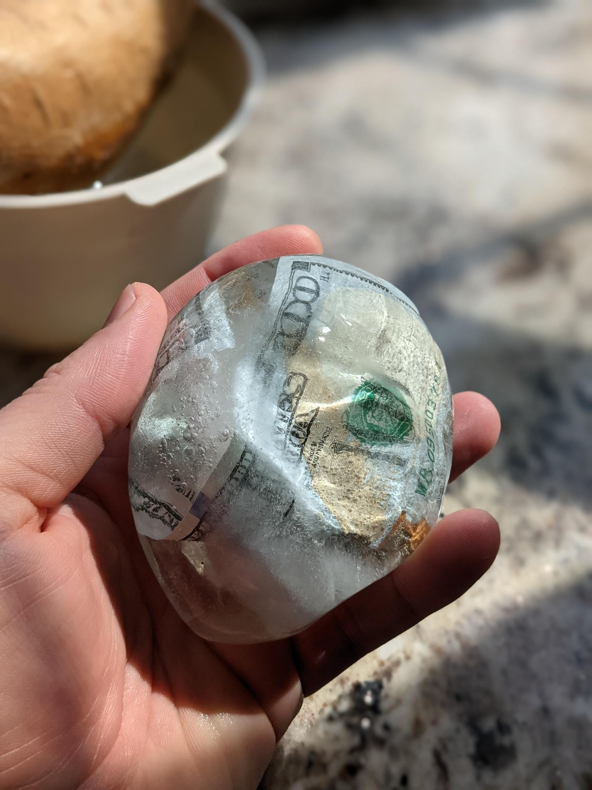 My son said he just wanted some cold hard cash for his birthday..
