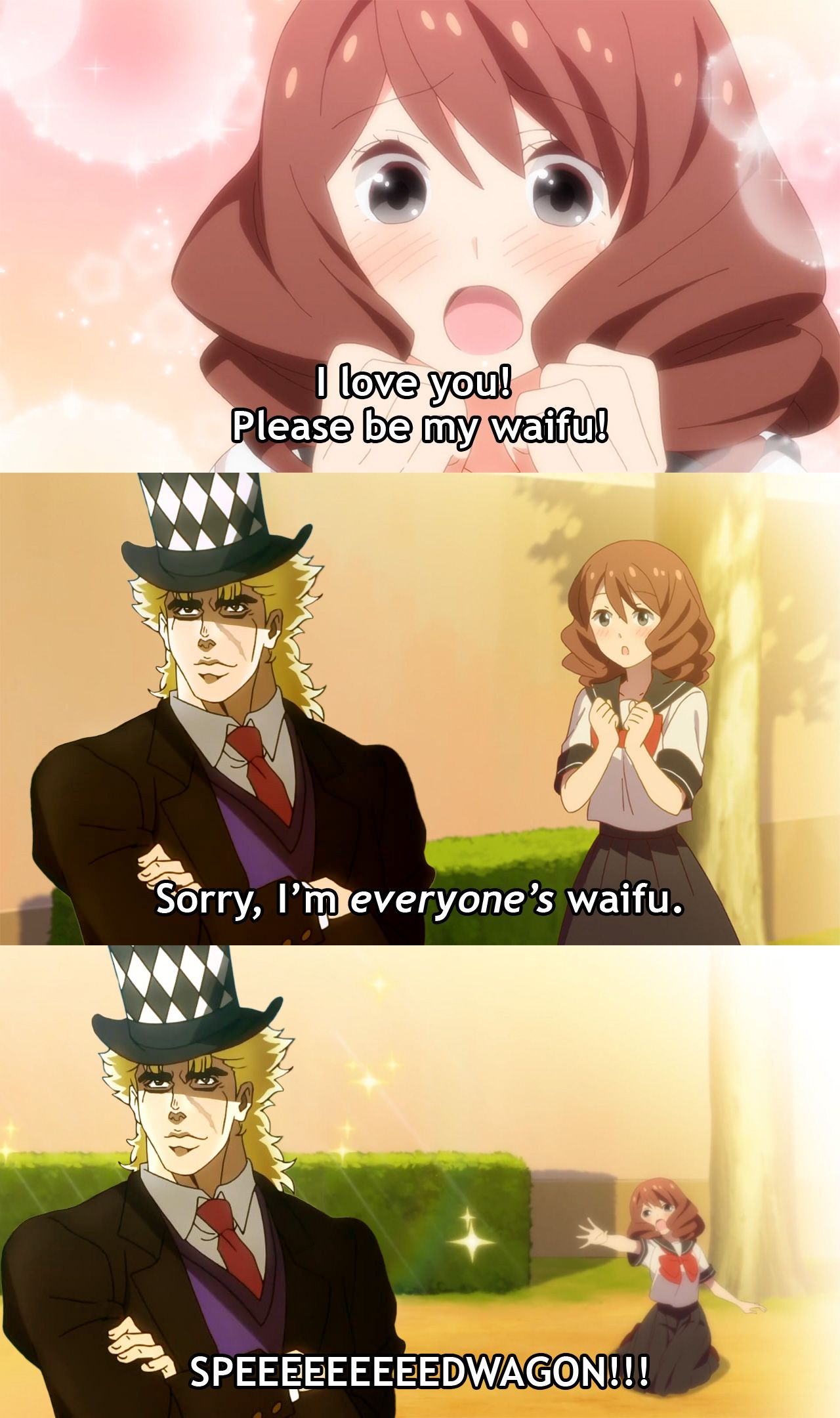 Daily Speedwagon Meme #6 / 7 : Kazuko Heartbreak