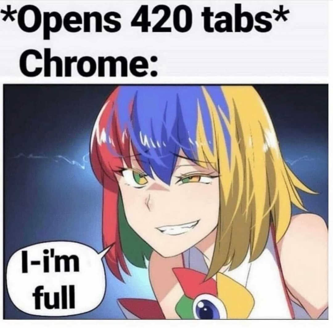 Chrome-chan is full of hentai haven-chan
