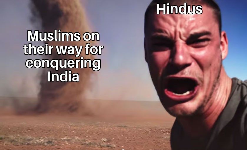 Muslim and Hindus were at war for 1070 years and Historians believe it had at last 400 million casualties