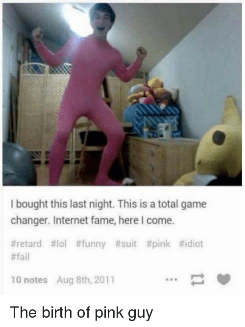 august 8, 2011. it has been 10 years since the birth of our pink lord.