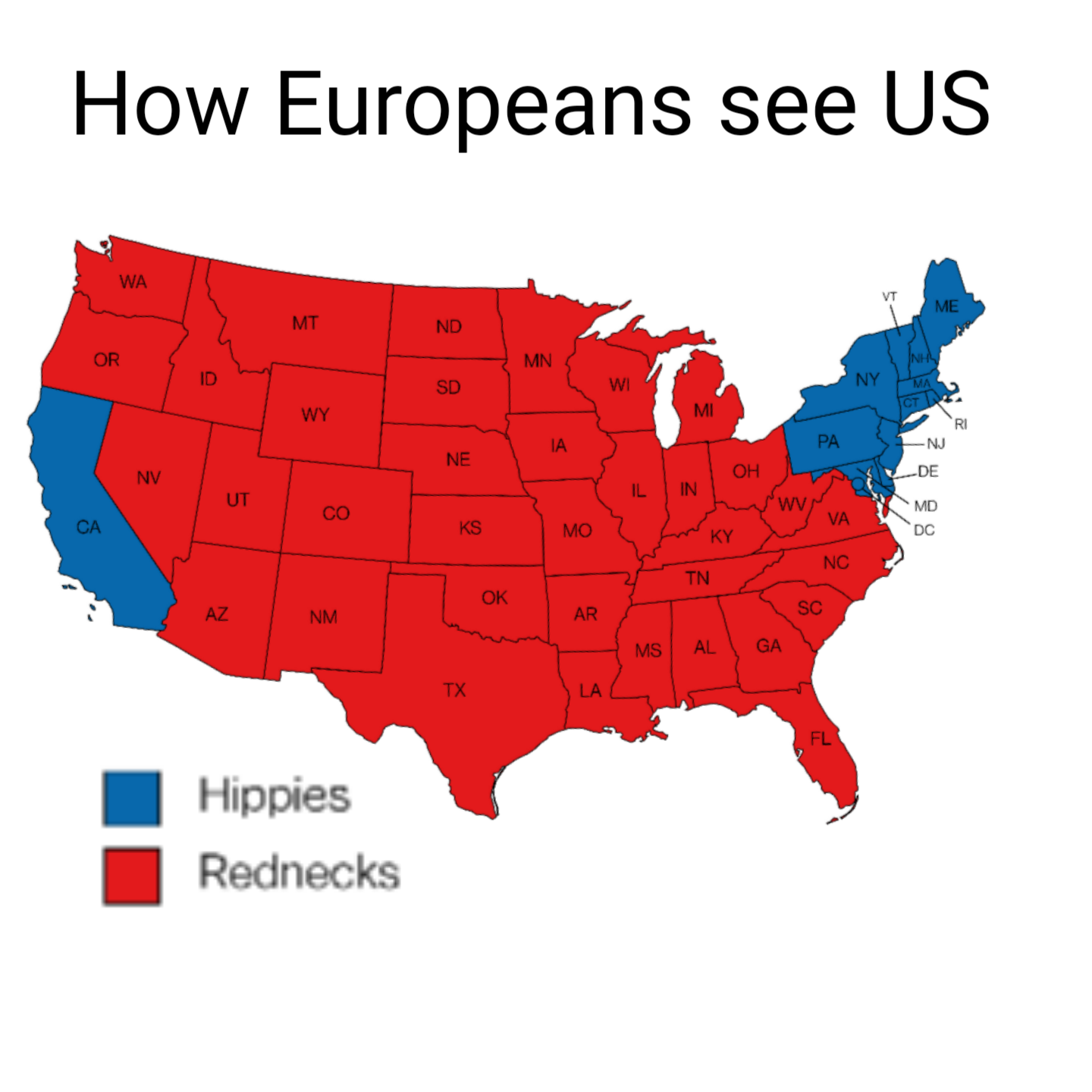 How Europeans see US