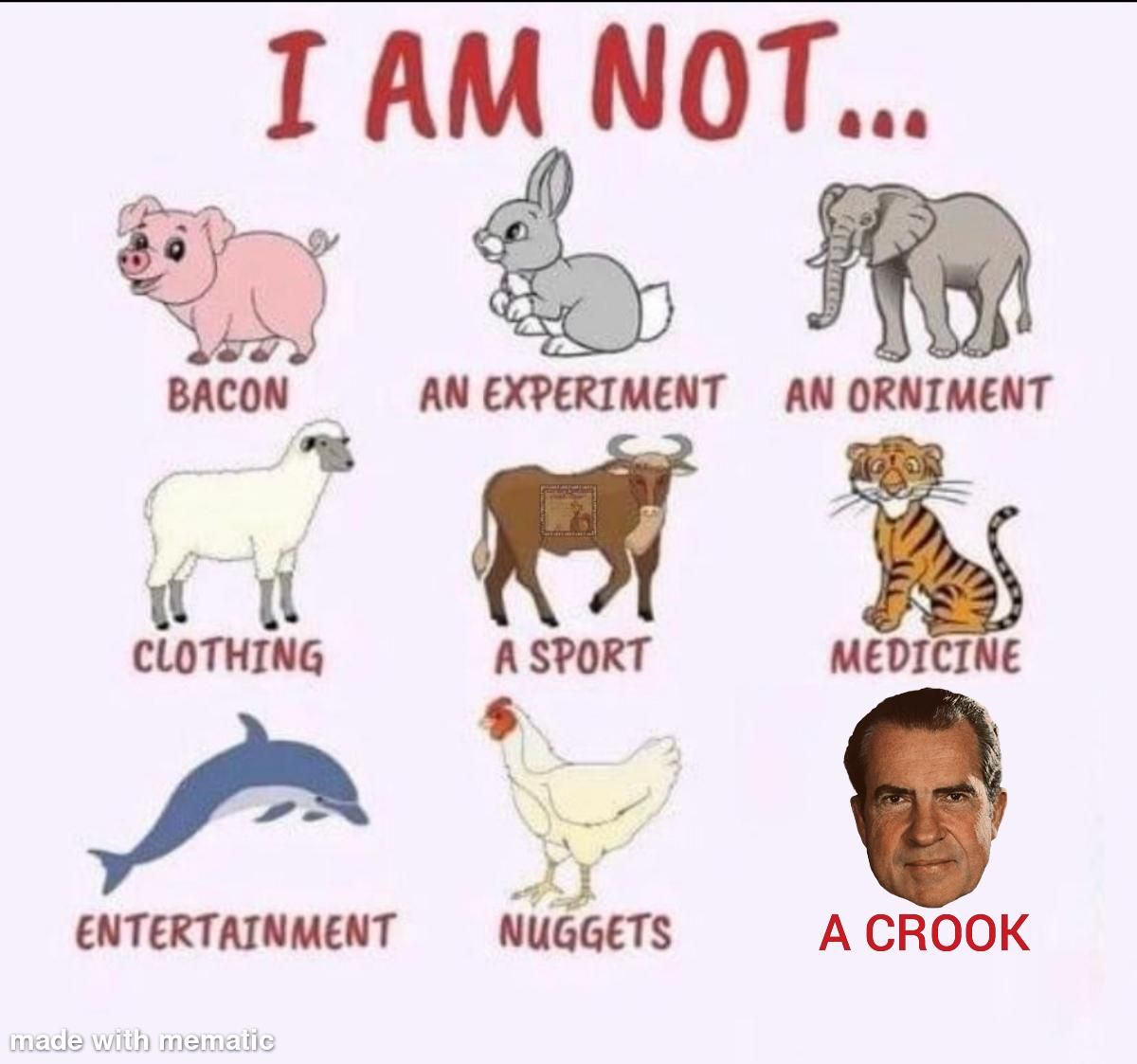 I am not a crook!