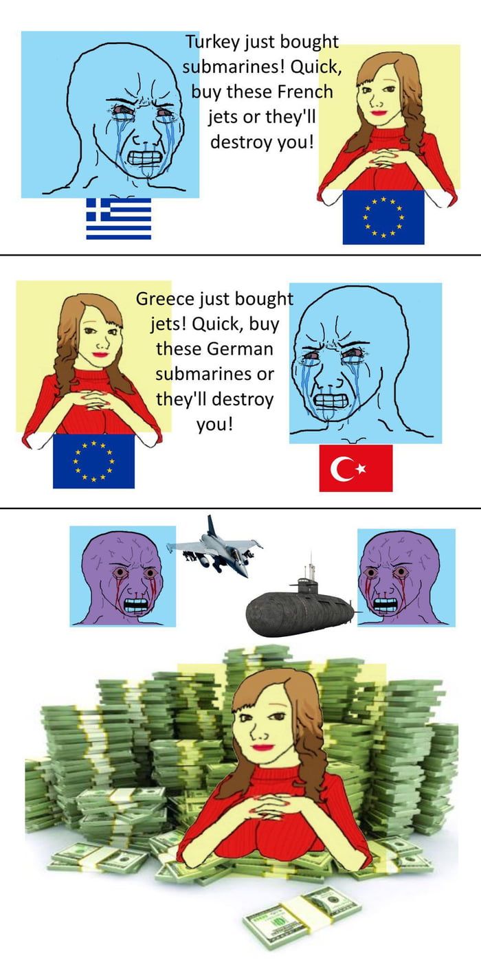 =)!