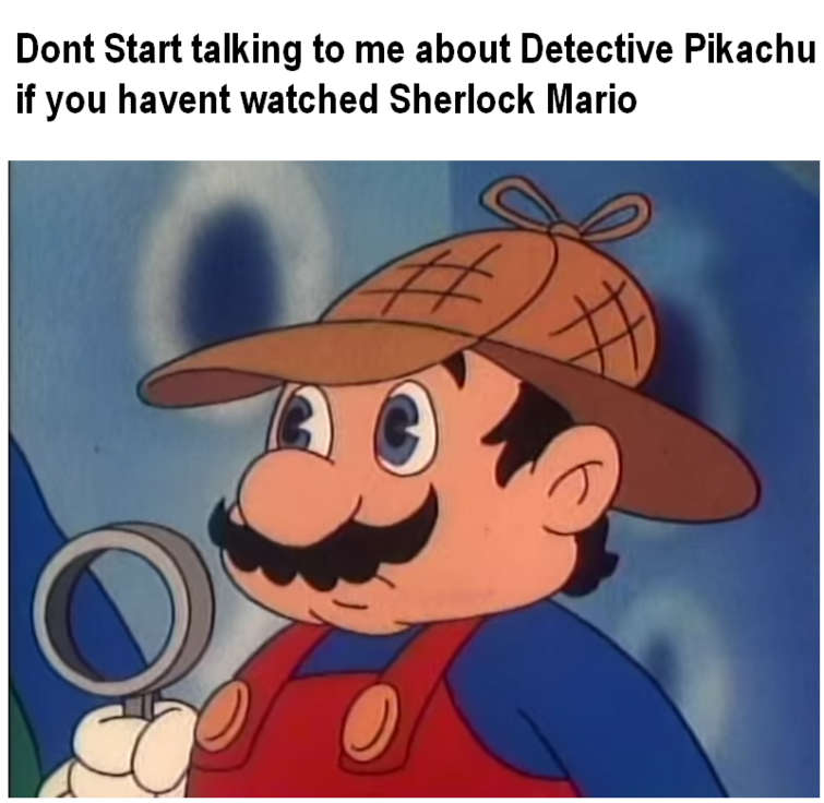 "WOO! is-a me, Mario, my dear Luigi."
