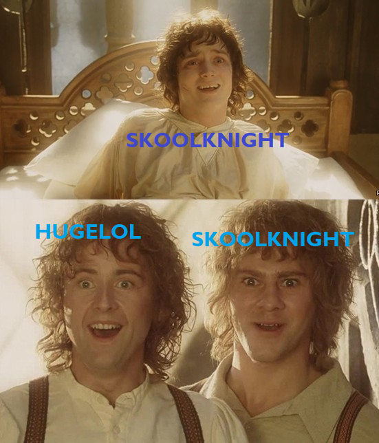 When you see your posts the next day.