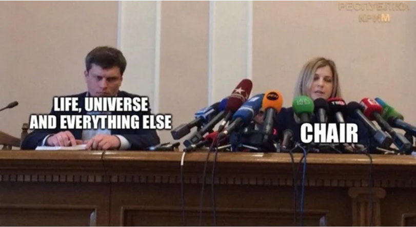 What's the deal with chairs, really