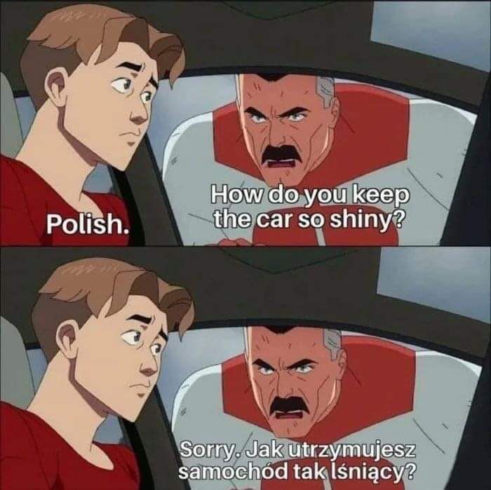 nie mowie po polsku