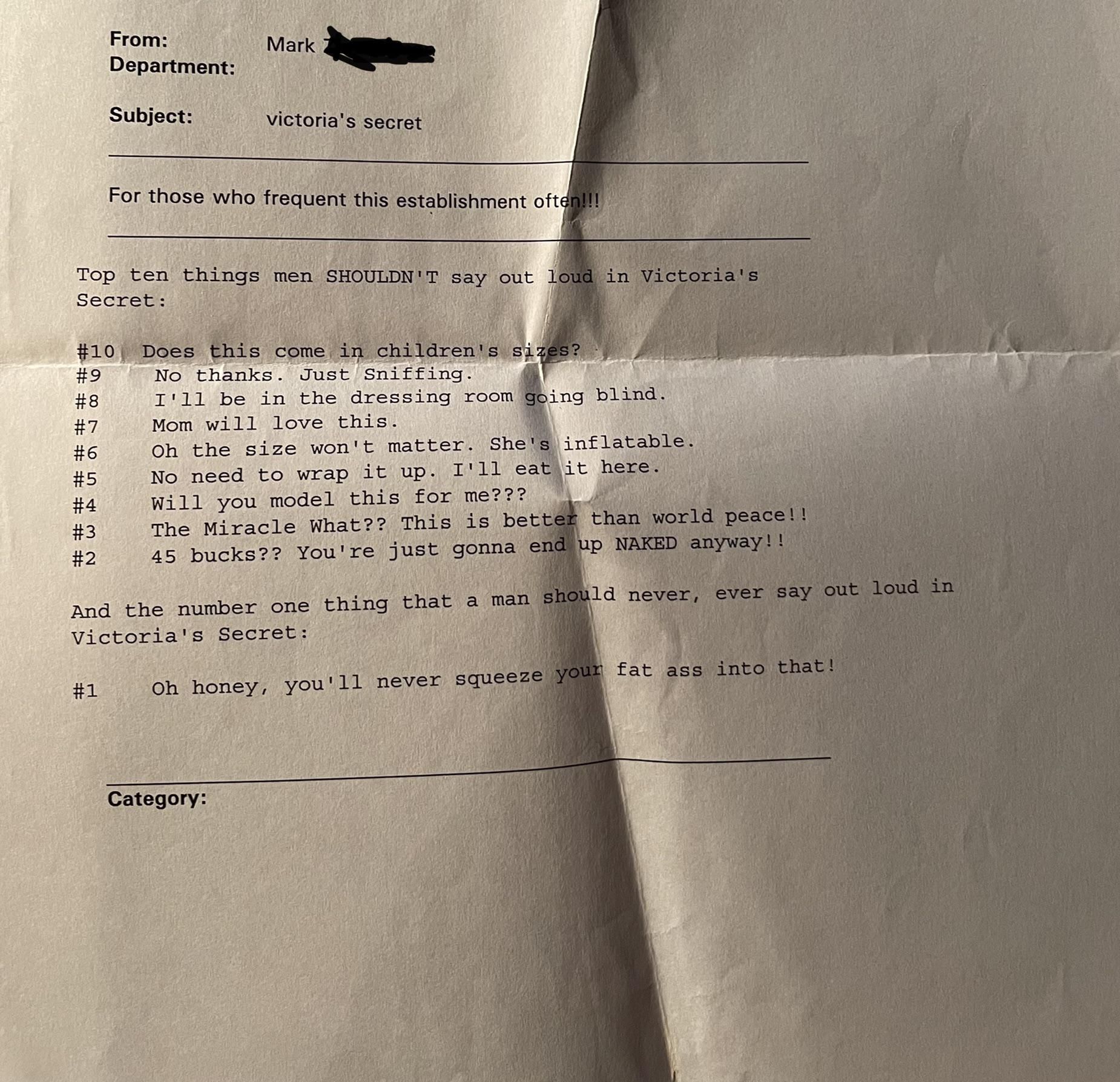 “Work” email I found my Uncle printed. Early 90’s.